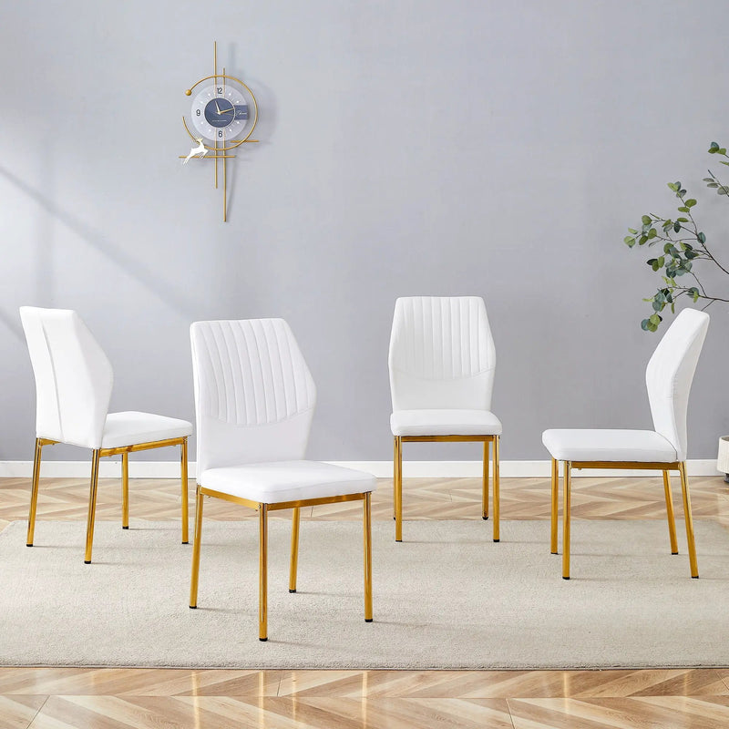 Luxury Simple Chair With Metal Leg by Unique Piece Furniture
