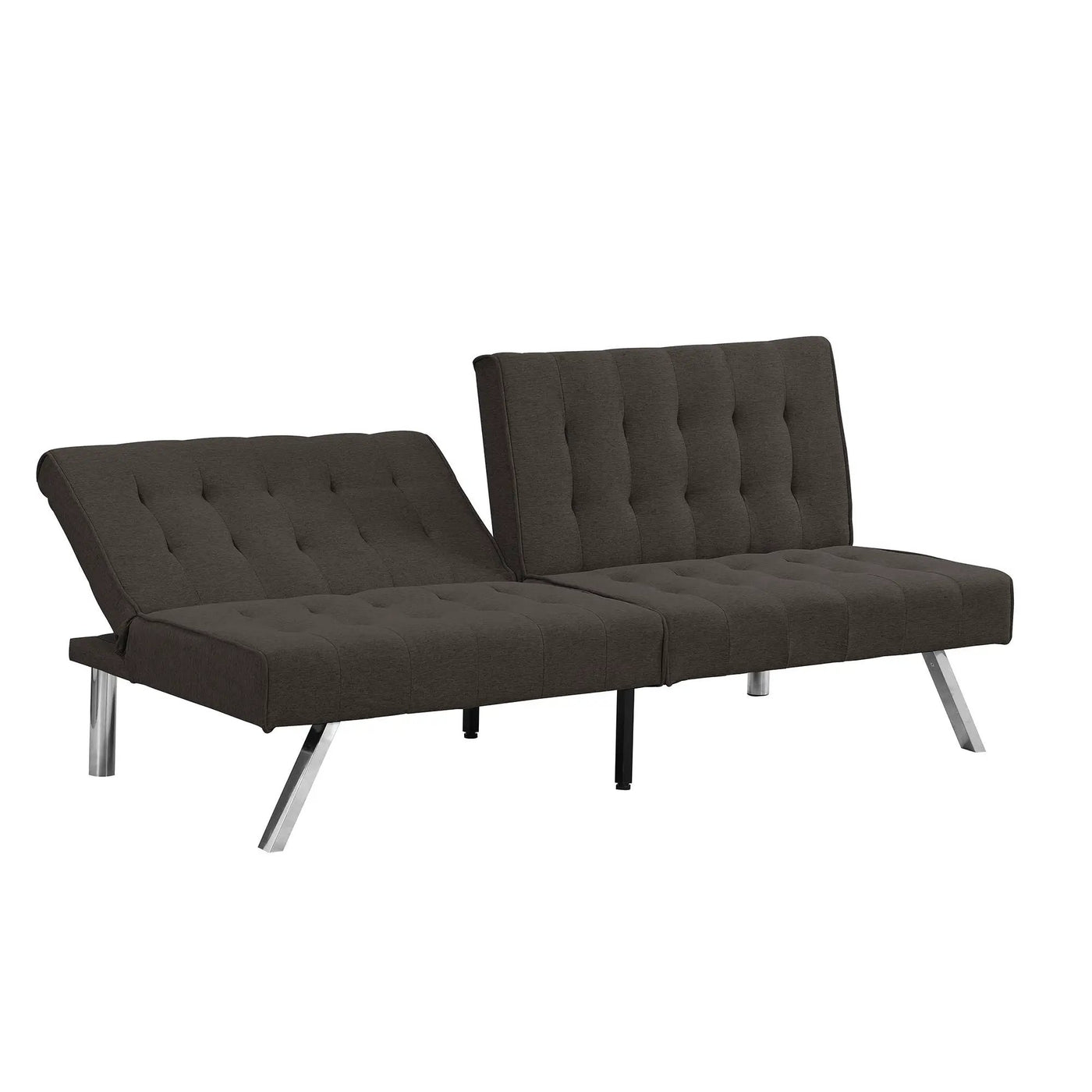 Modern Sofa Bed With Wood Frame And Stainless Legs by HouseOfZazla