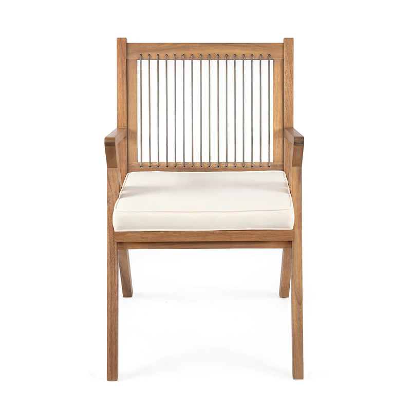 Patio Dining Chair with Cushion (Set of 2) by HouseOfZazla