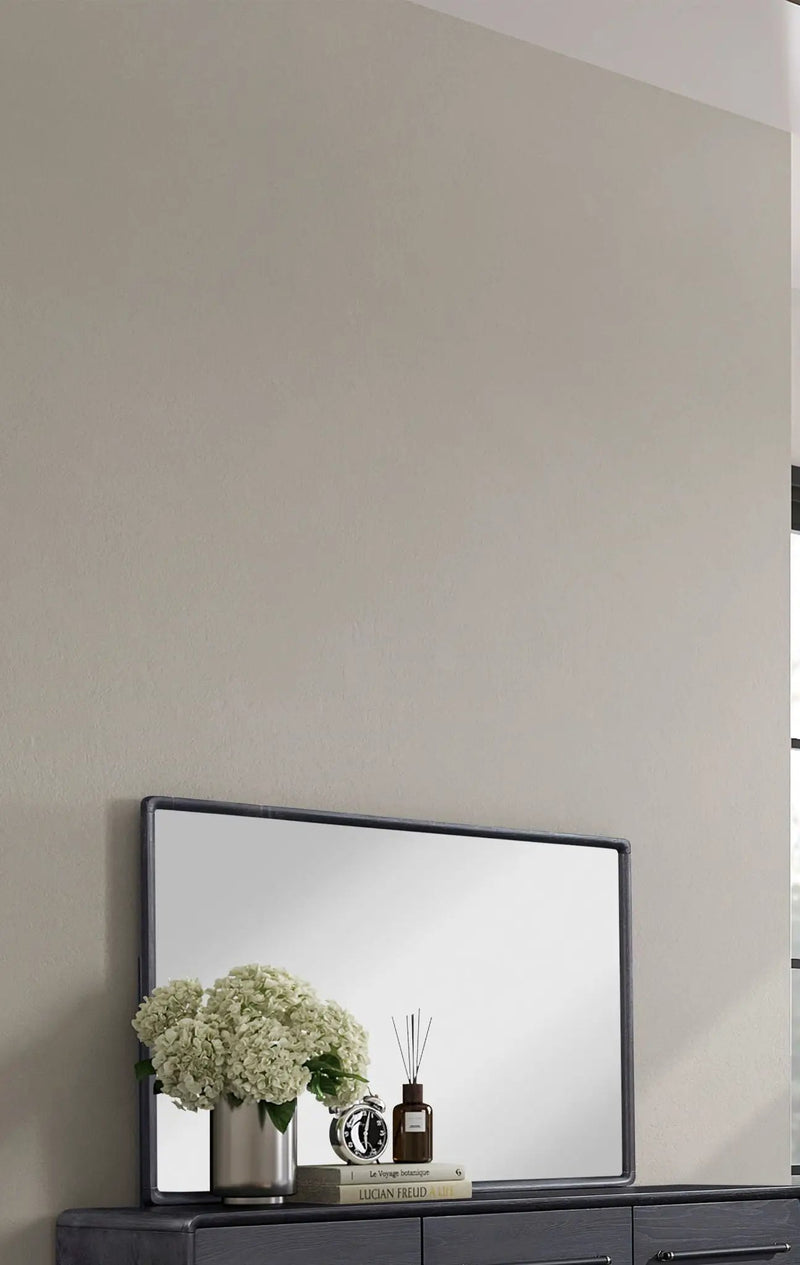Rectangle Wood Mirror - Black by Unique Piece Furniture