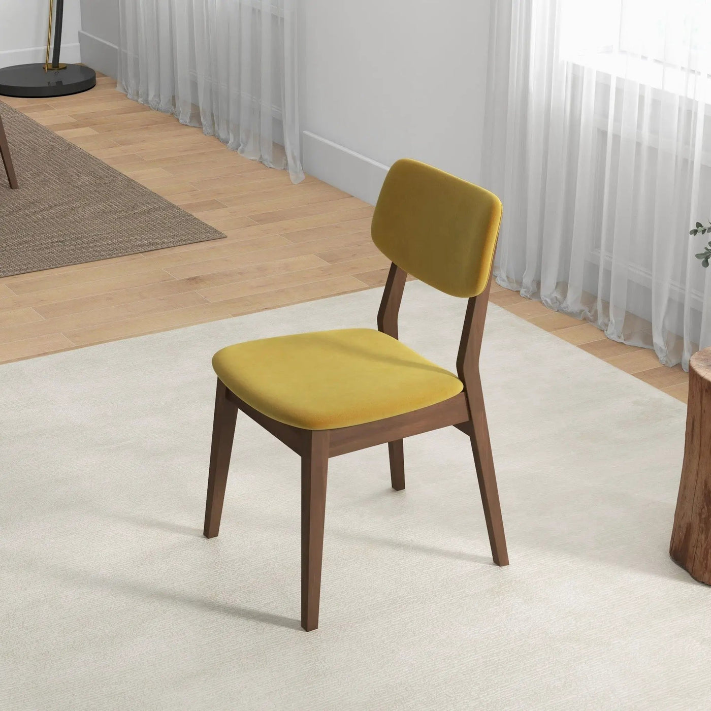 Carlos - Solid Back Side Chair (Set of 2) by HouseOfZazla