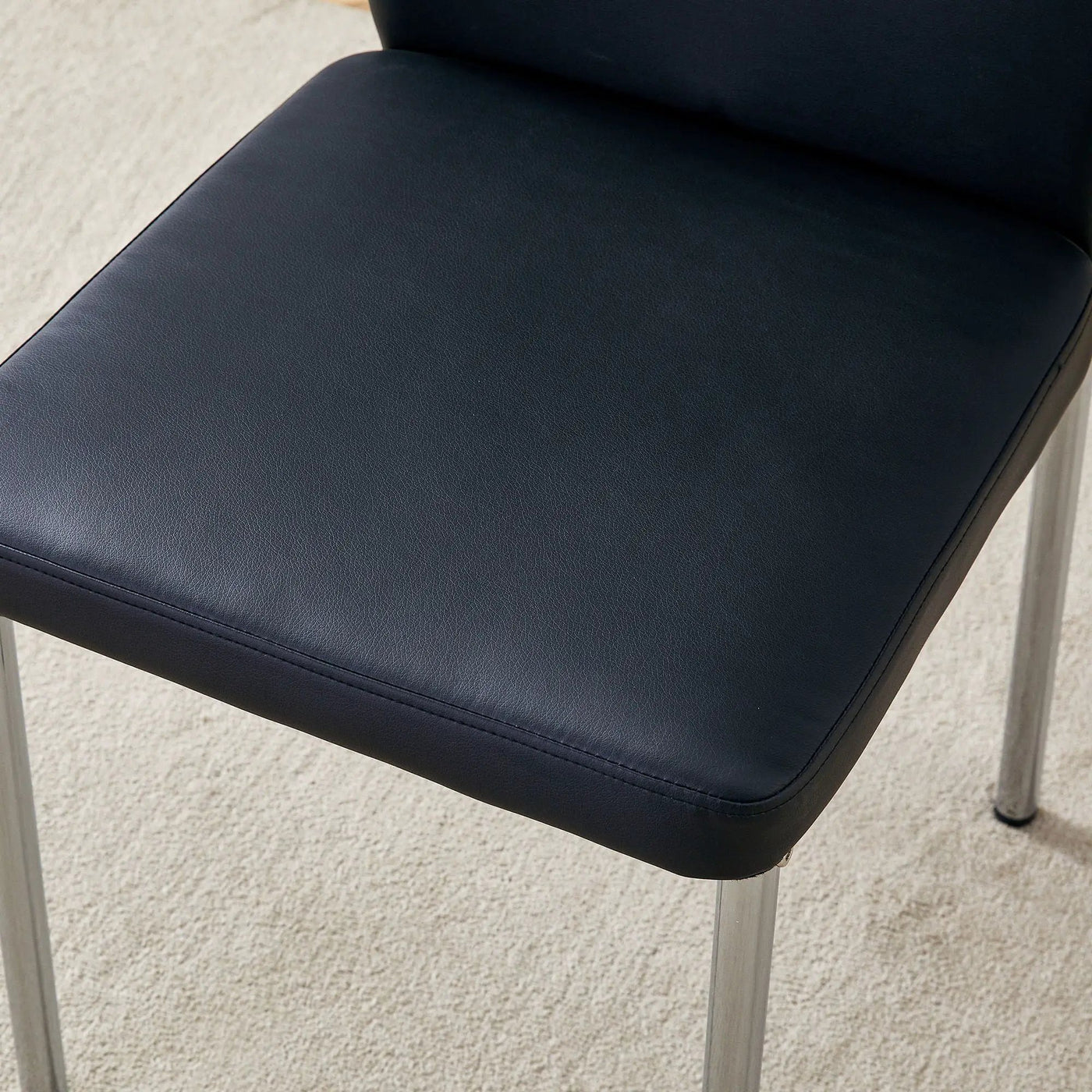 Luxury Simple High Resilience Dining Chair With Metal Legs by HouseOfZazla