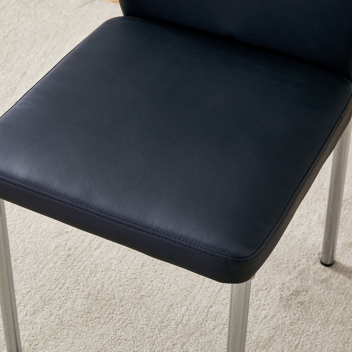 Luxury Simple High Resilience Dining Chair With Metal Legs, photo 13 of 28