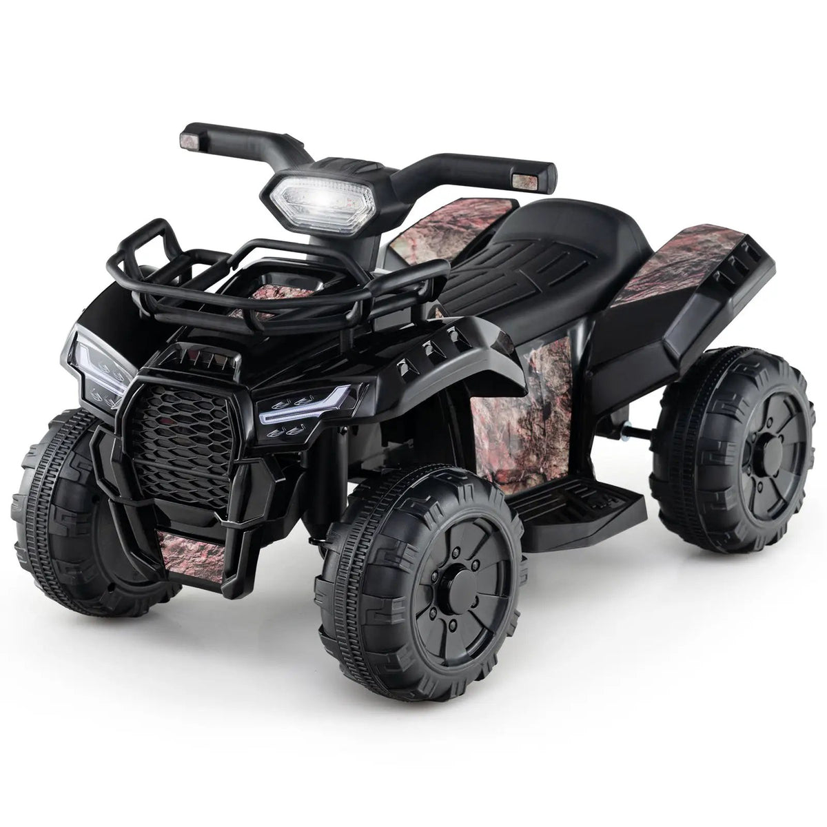6V Kids ATV Quad Electric Ride On Car with LED Light and MP3 by DirectDeals