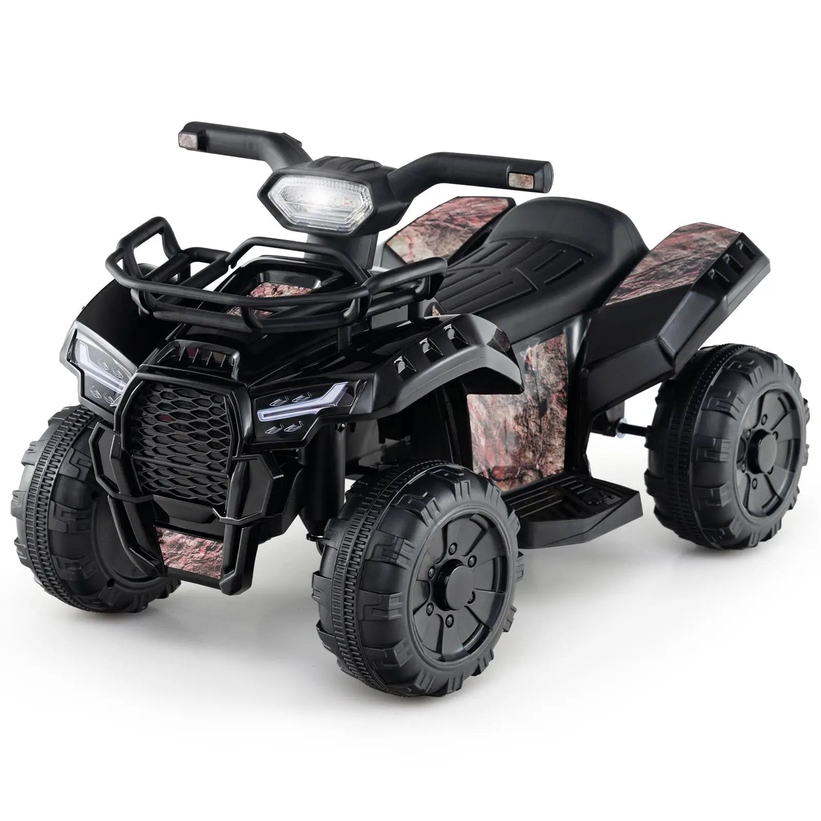 6V Kids ATV Quad Electric Ride On Car with LED Light and MP3 by DirectDeals