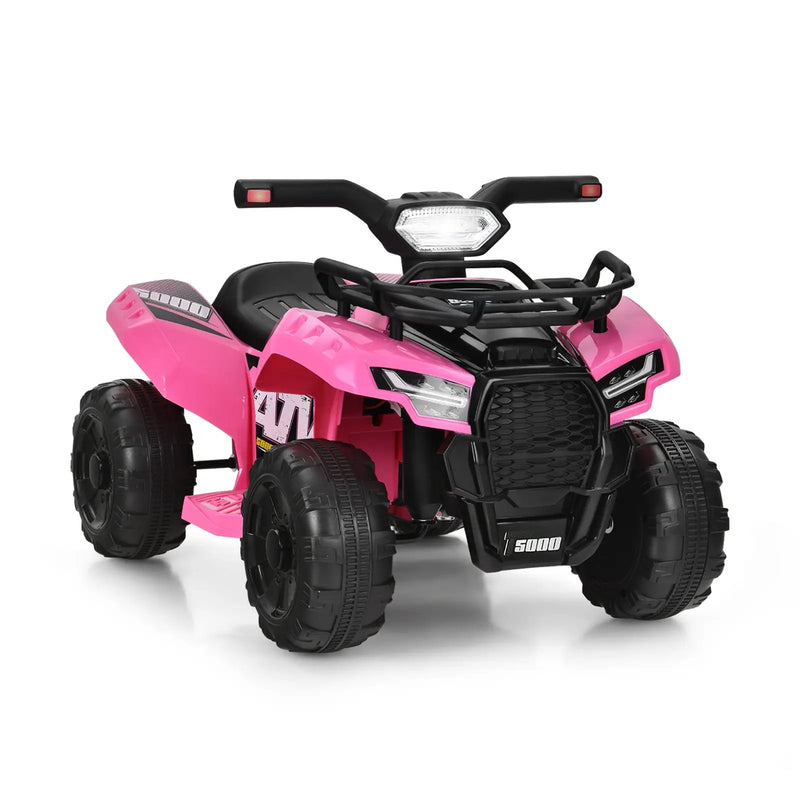 6V Kids ATV Quad Electric Ride On Car with LED Light and MP3 by DirectDeals