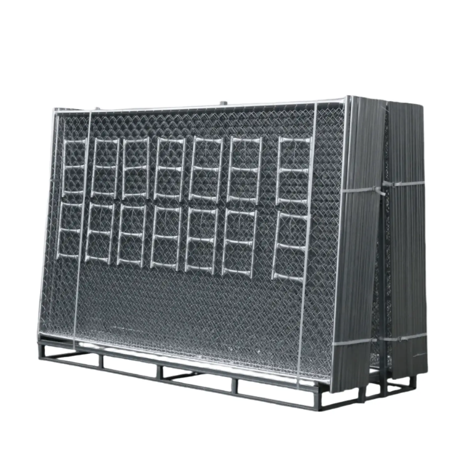 10x6 ft Chain Link Construction Fence (20pcs) by Chery Industrial