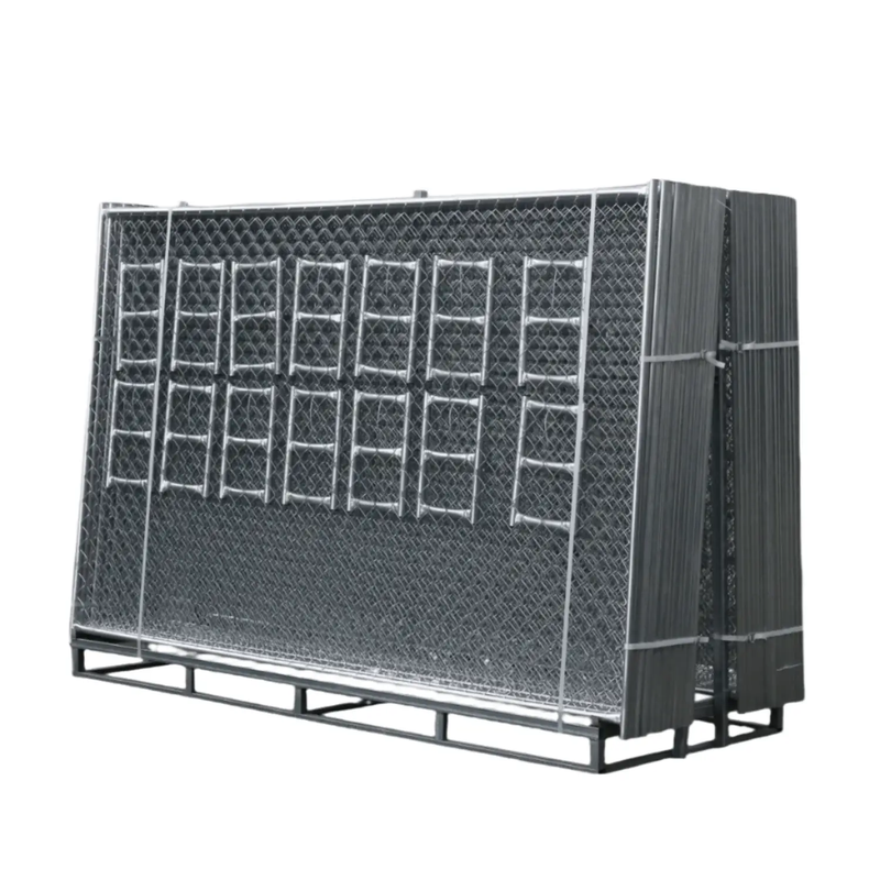 10x6 ft Chain Link Construction Fence (20pcs) by Chery Industrial
