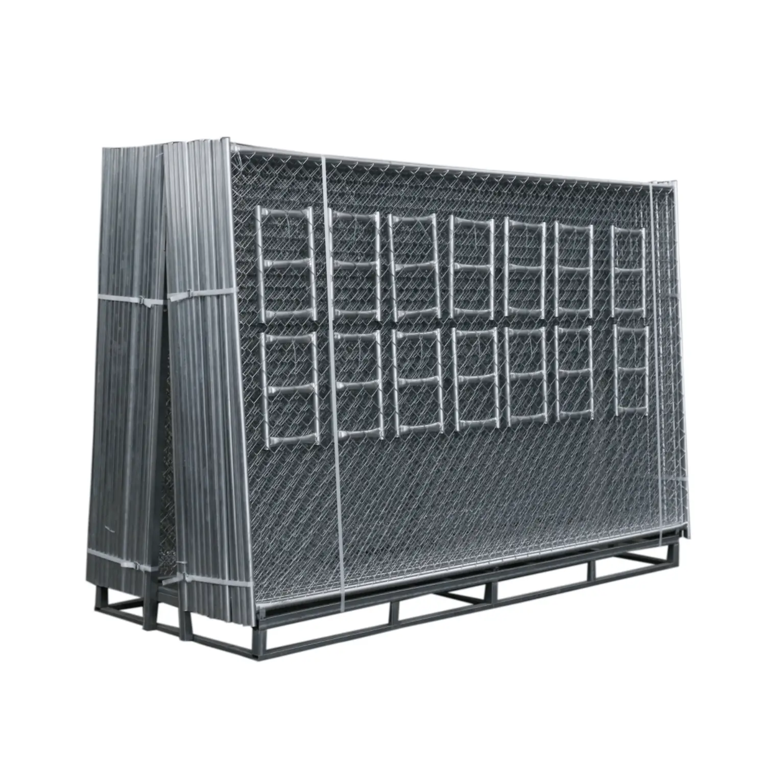 10x6 ft Chain Link Construction Fence (20pcs) by Chery Industrial