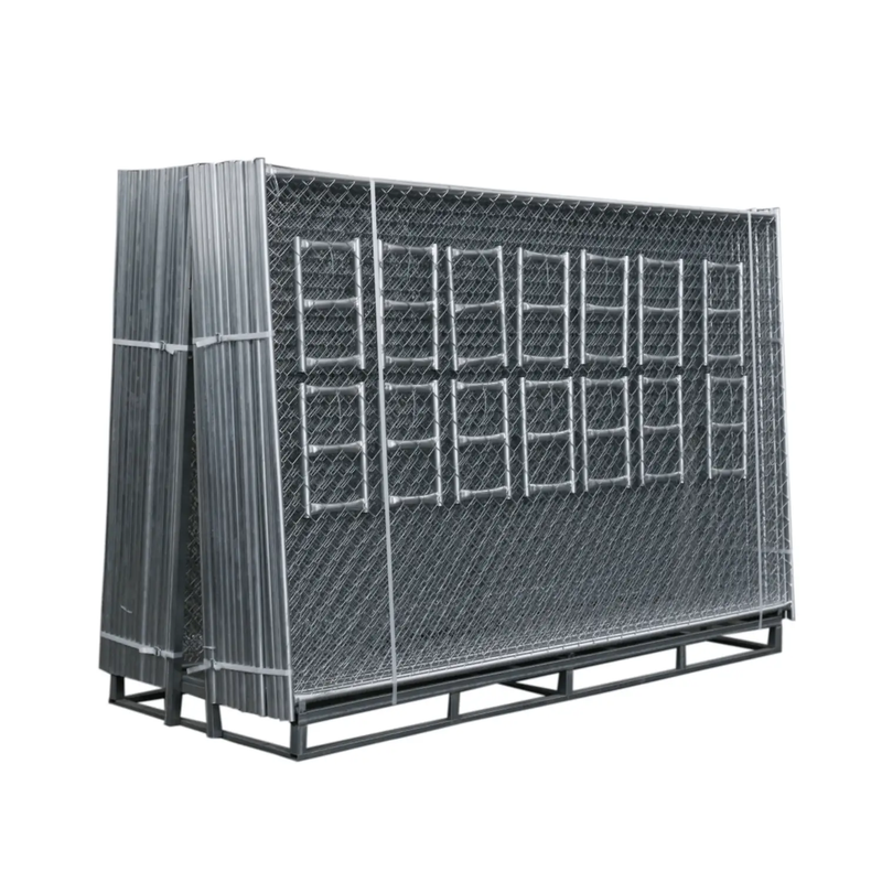 10x6 ft Chain Link Construction Fence (20pcs) by Chery Industrial
