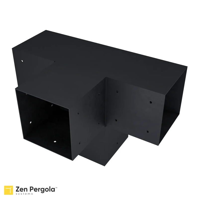 Pergola 4-Arm Post Bracket (for 6x6 Wood Posts) by Zen Pergolas