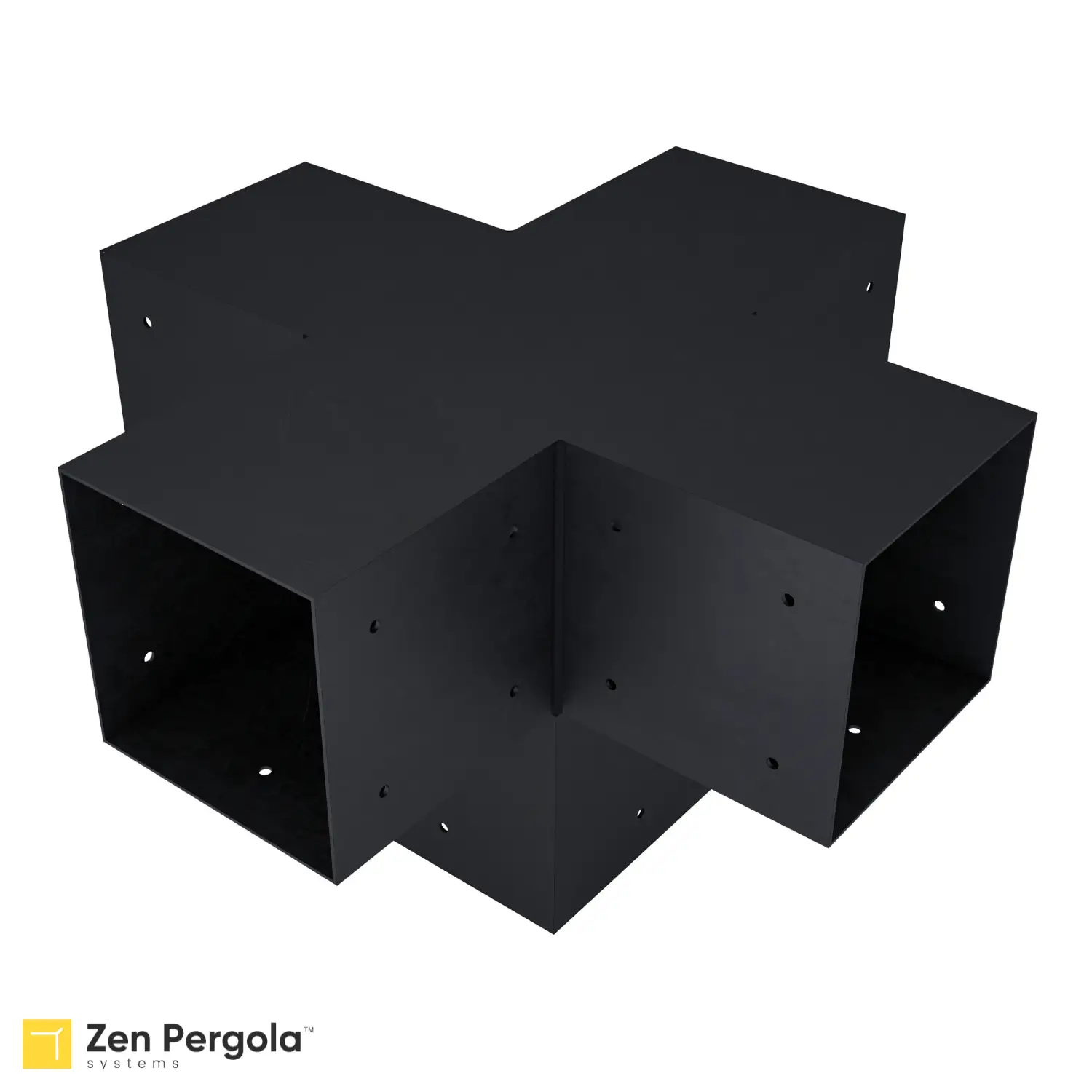 Pergola 5-Arm Post Bracket (for 6x6 Wood Posts) by Zen Pergolas