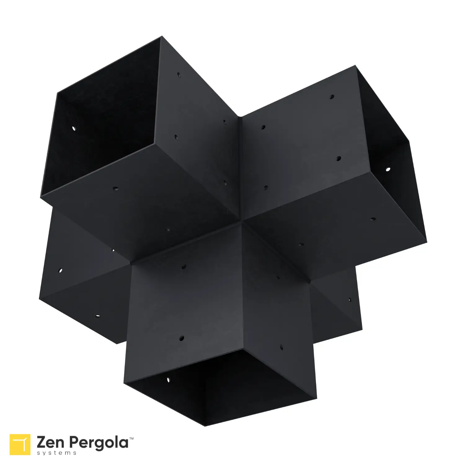 Pergola 5-Arm Post Bracket (for 6x6 Wood Posts) by Zen Pergolas