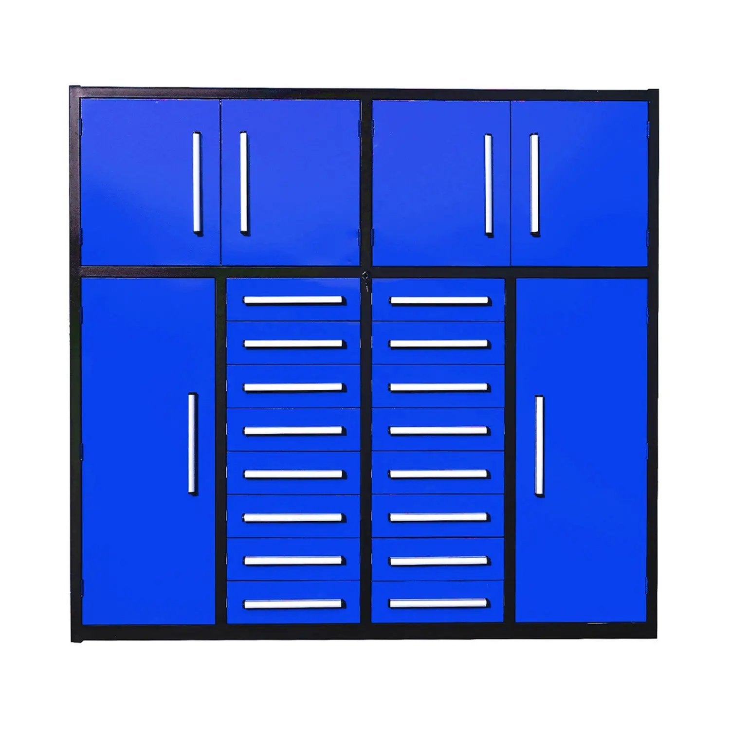 7ft Garage Storage Cabinet with 16 Drawers by Chery Industrial