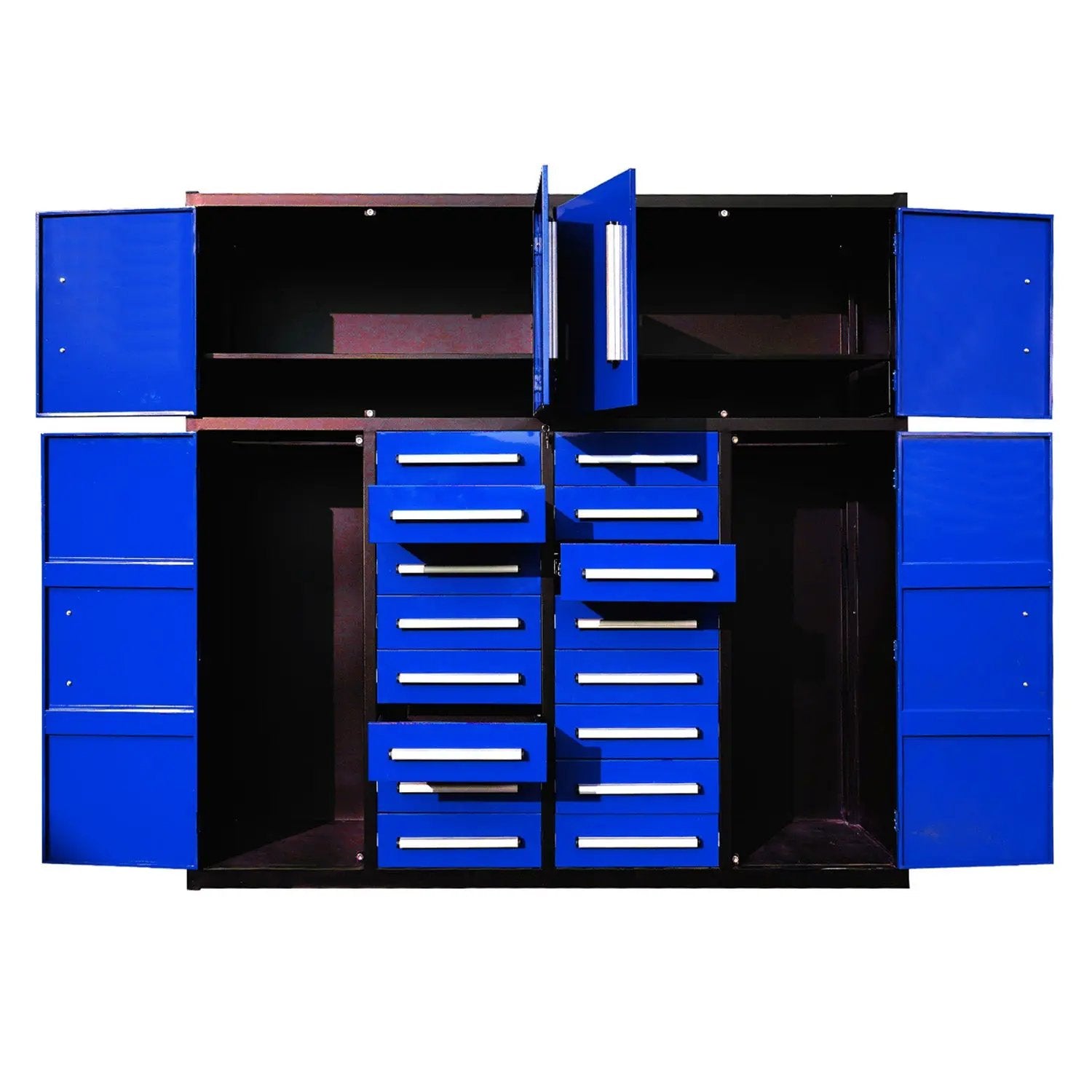 7ft Garage Storage Cabinet with 16 Drawers by Chery Industrial