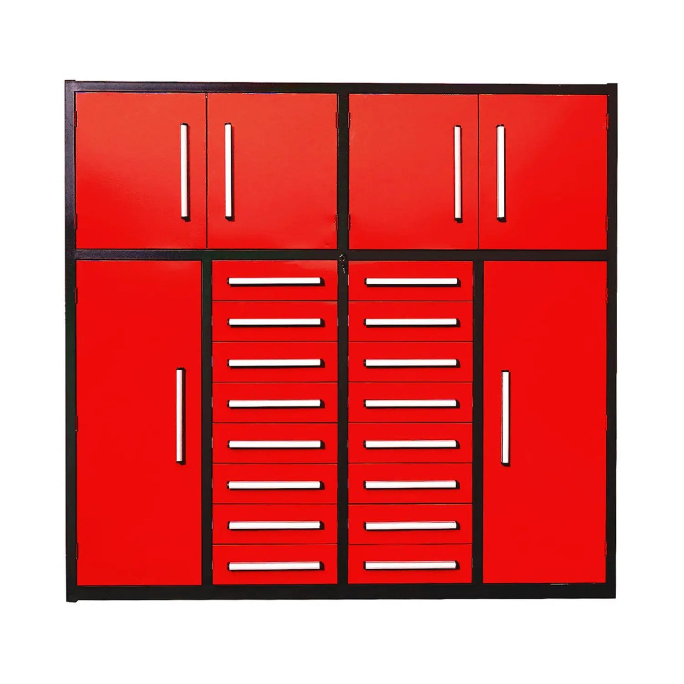 7ft Garage Storage Cabinet with 16 Drawers by Chery Industrial