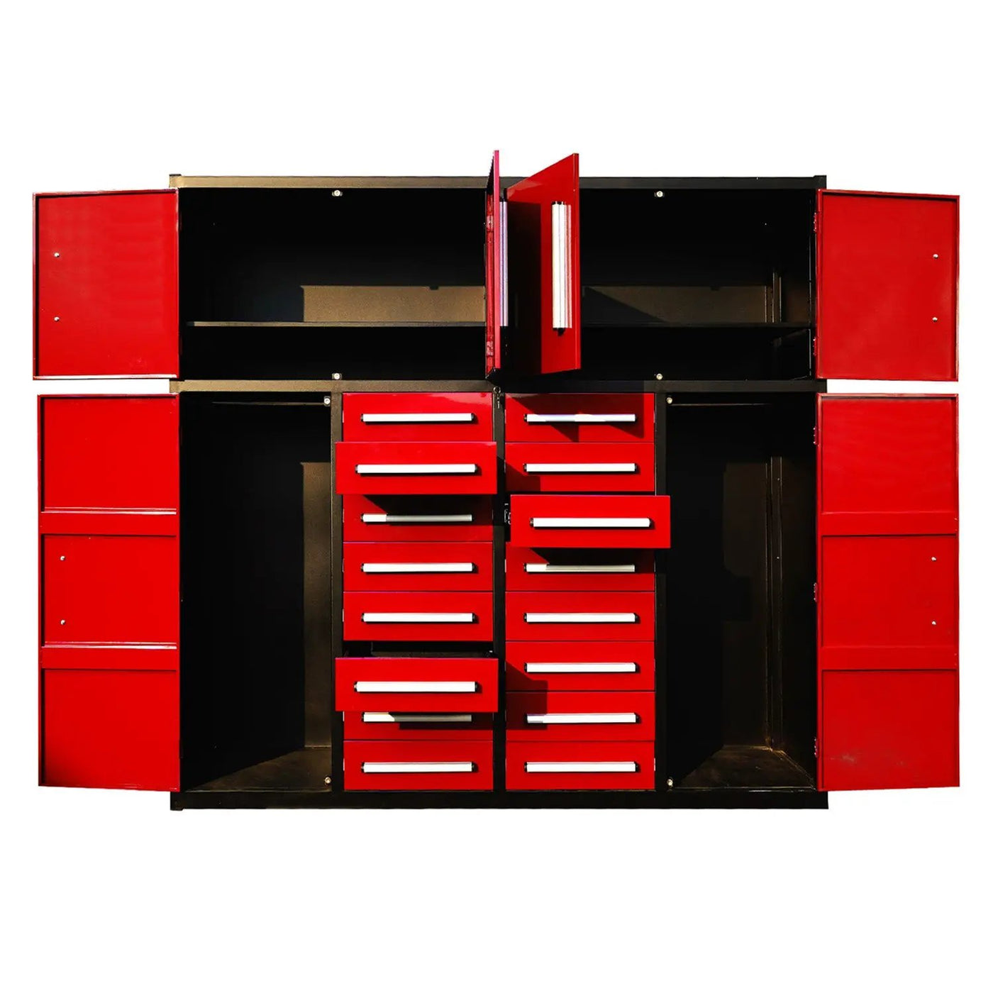 7ft Garage Storage Cabinet with 16 Drawers by Chery Industrial