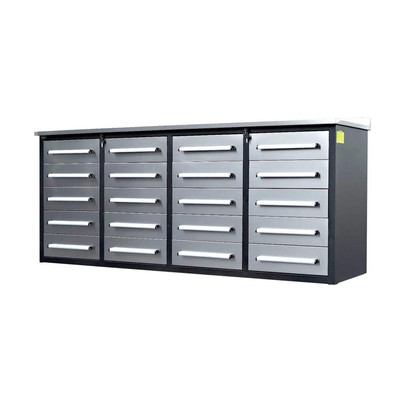 7ft Heavy Duty Garage Workbench Cabinet with 20 Drawers by Chery Industrial