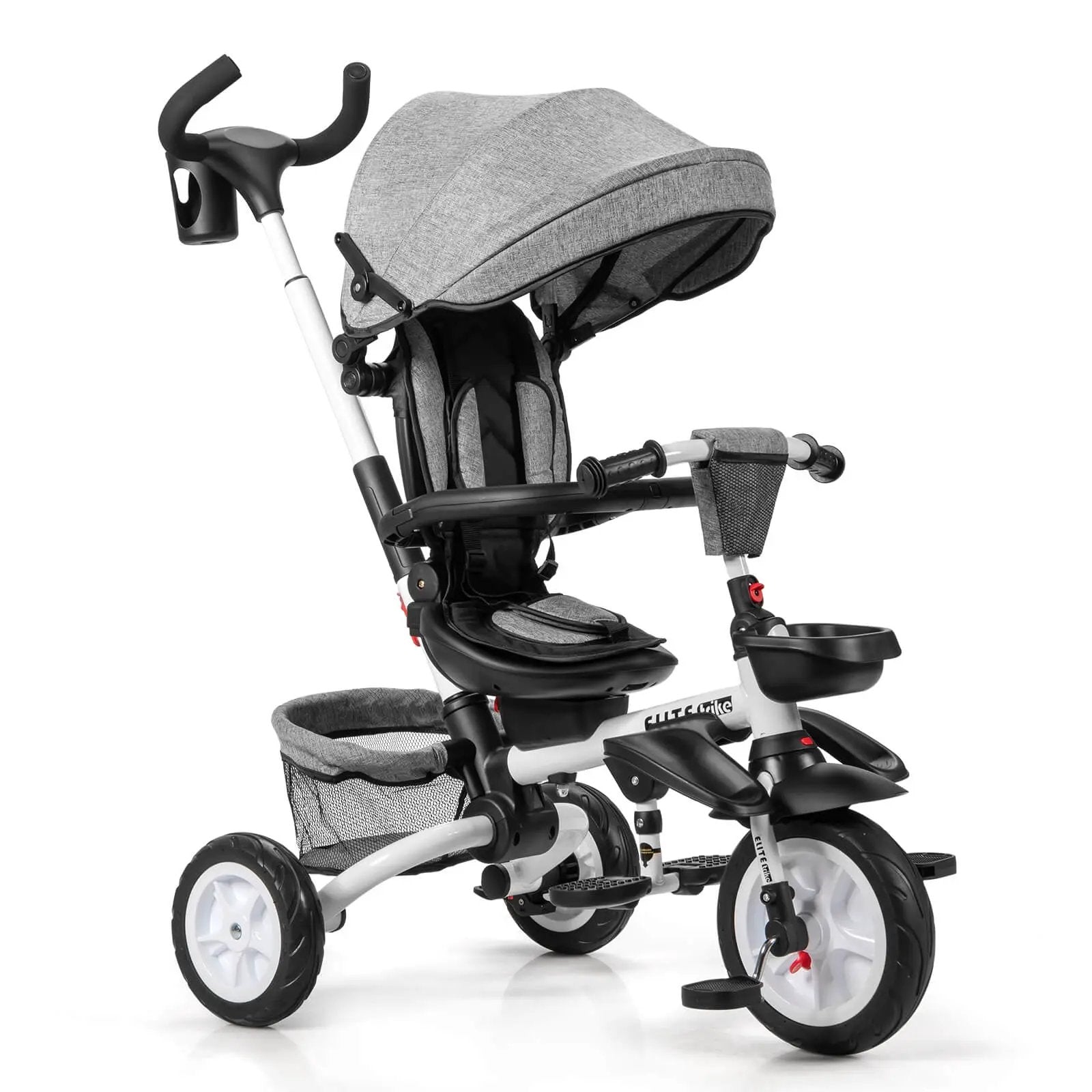 7-in-1 Detachable Baby Stroller with Canopy and Safety Harness by DirectDeals