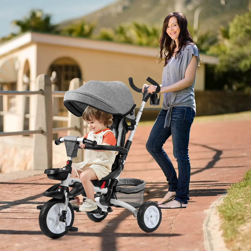 7-in-1 Detachable Baby Stroller with Canopy and Safety Harness by DirectDeals