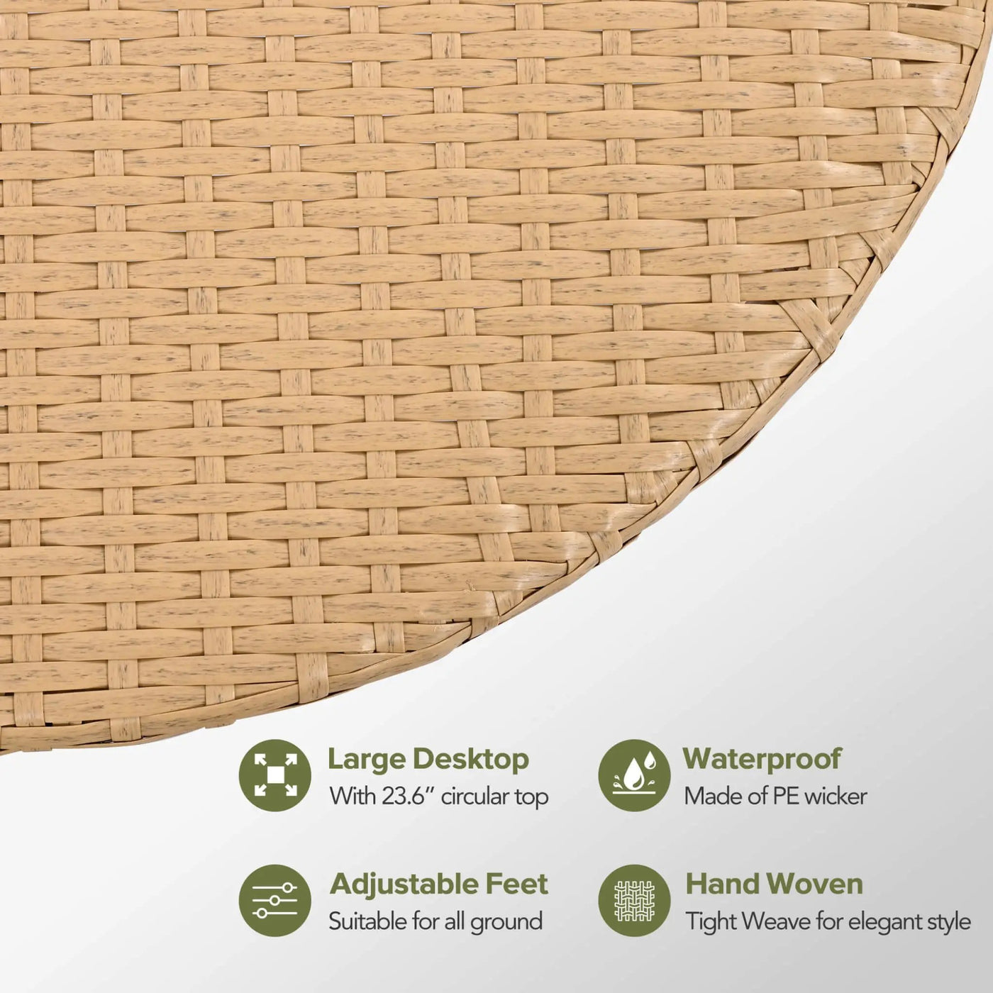Alora 7-Piece Outdoor All-Weather Rattan Patio Sofa Set With Cushions (SAK47230) by SAKSBY WHOLESALE