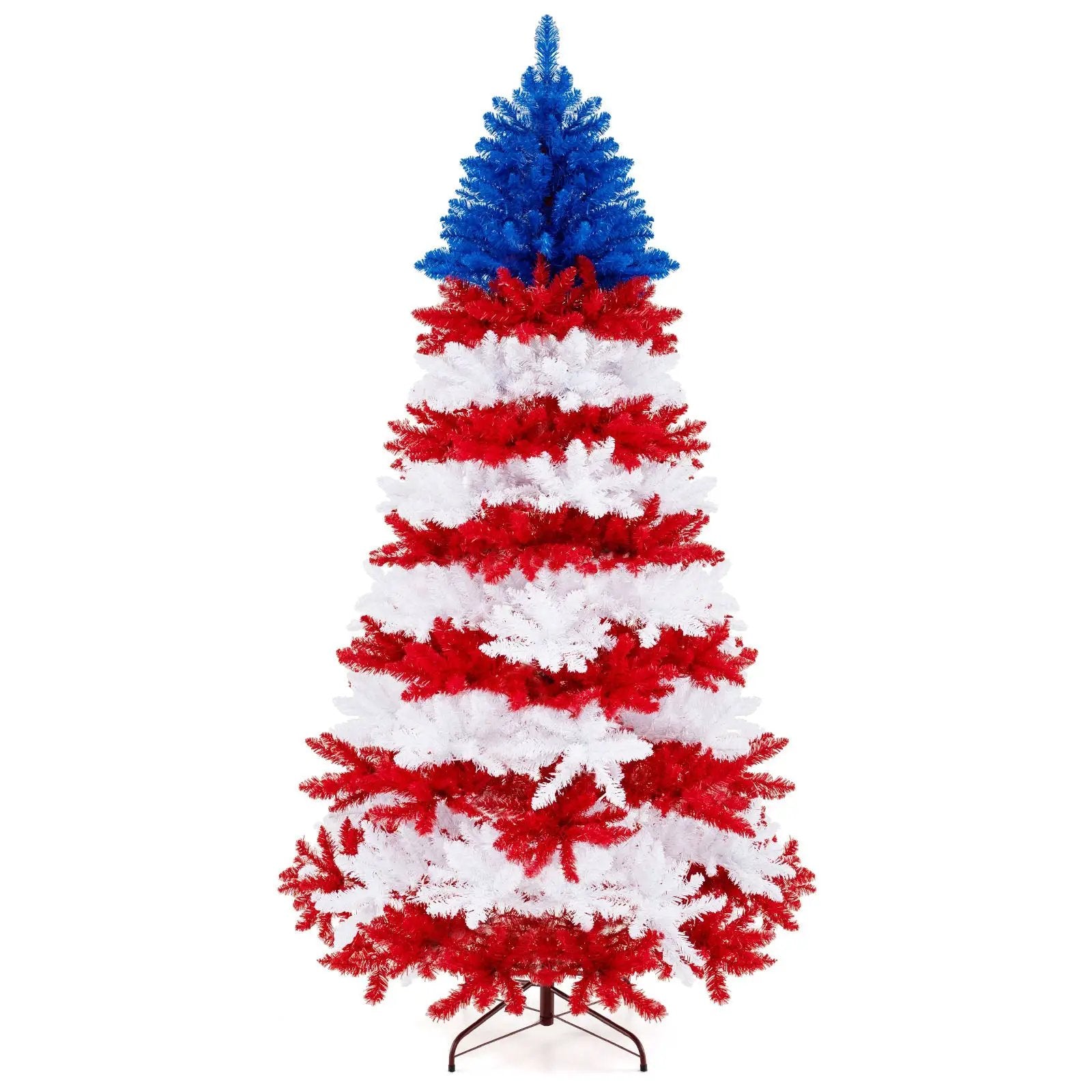 7.5 Feet Artificial Christmas Tree with Warm White LED Lights by DirectDeals