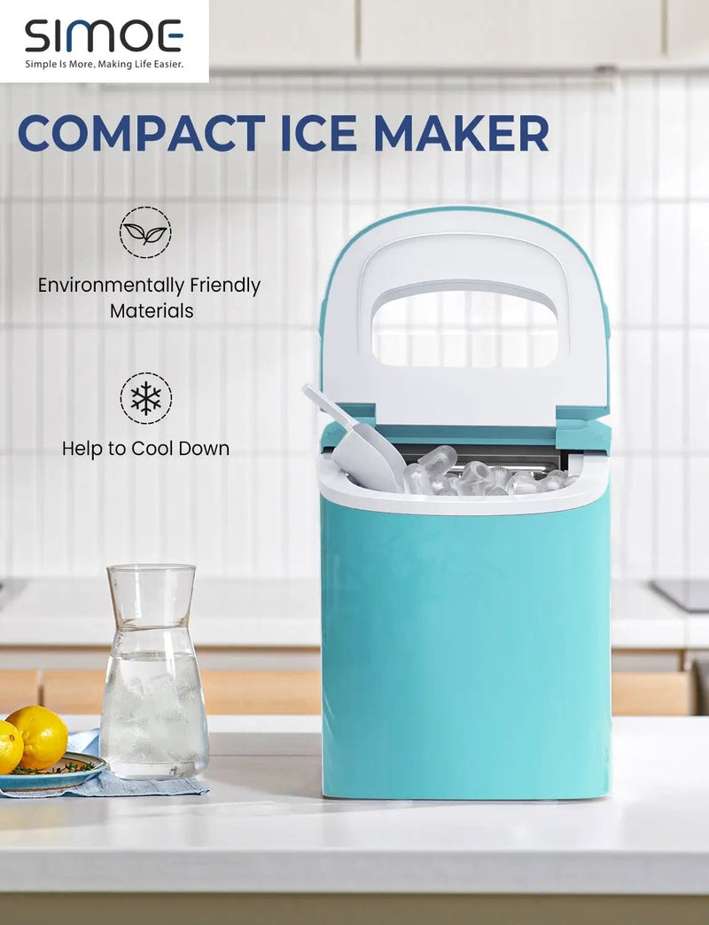 Mini Portable Compact Electric Ice Maker Machine by DirectDeals