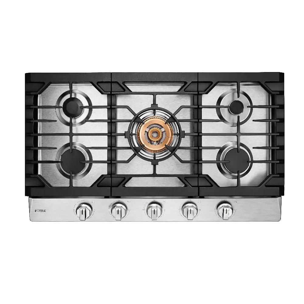 30"/36" Stainless Steel Tri-Ring Gas Cooktop Series | GLS30501 / GLS36502 by FOTILE