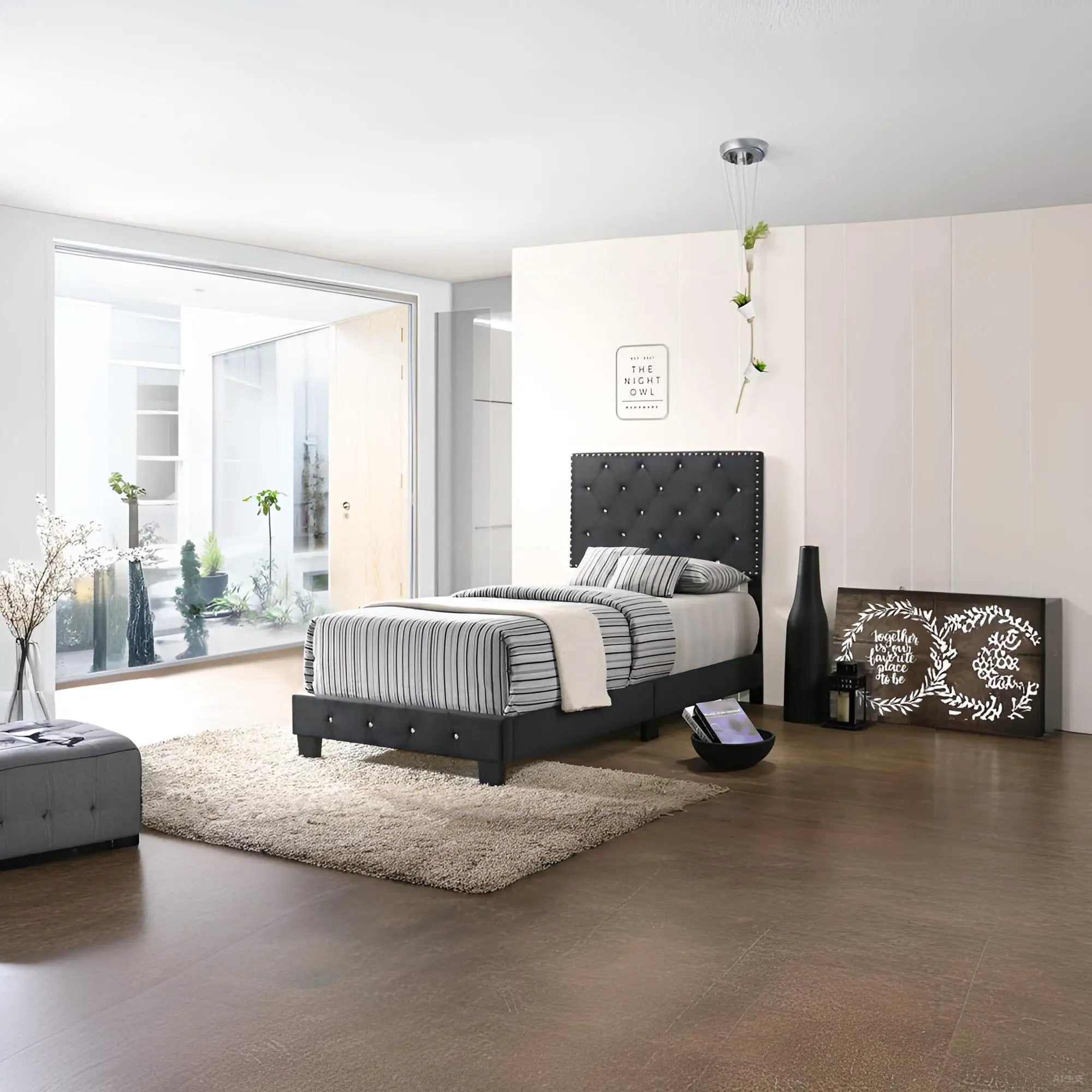 Luxurious Upholstered Bed by Unique Piece Furniture