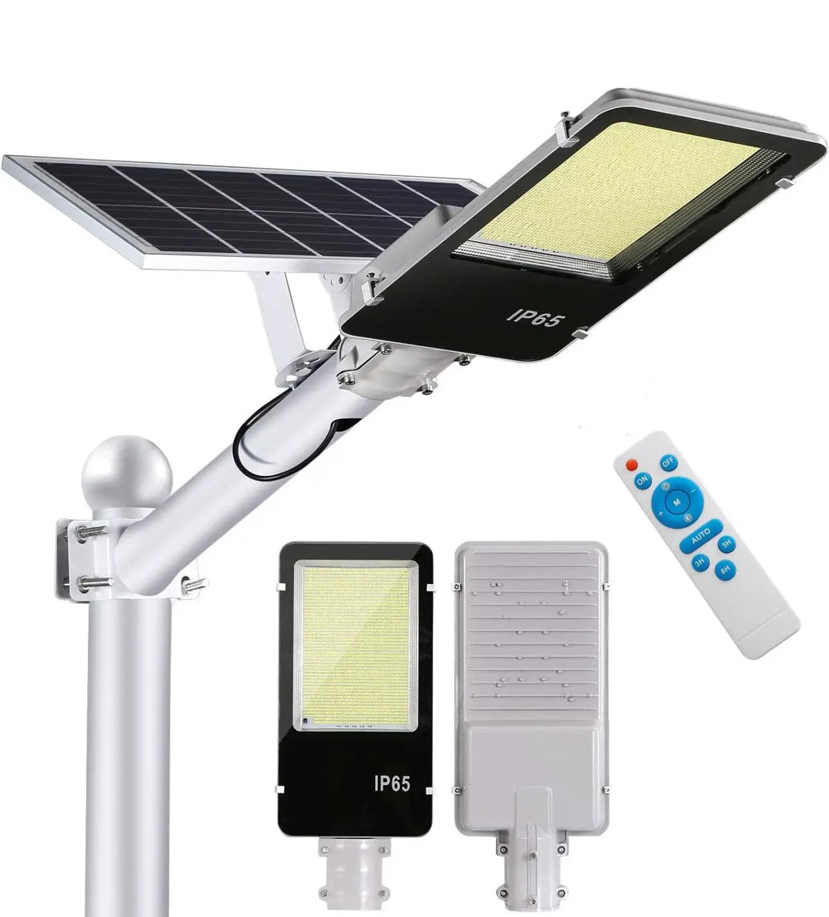 7000W Commercial Solar Street Light Outdoor 135000 Lumens Dusk to Dawn Solar with Remote Control by Outdoor Solar Outlet