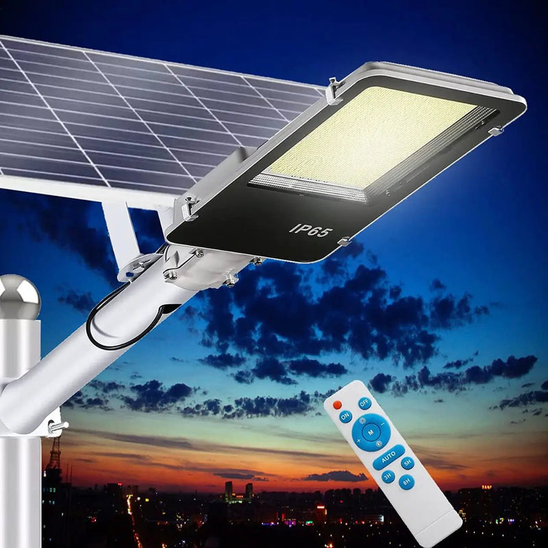 7000W Commercial Solar Street Light Outdoor 135000 Lumens Dusk to Dawn Solar with Remote Control by Outdoor Solar Outlet