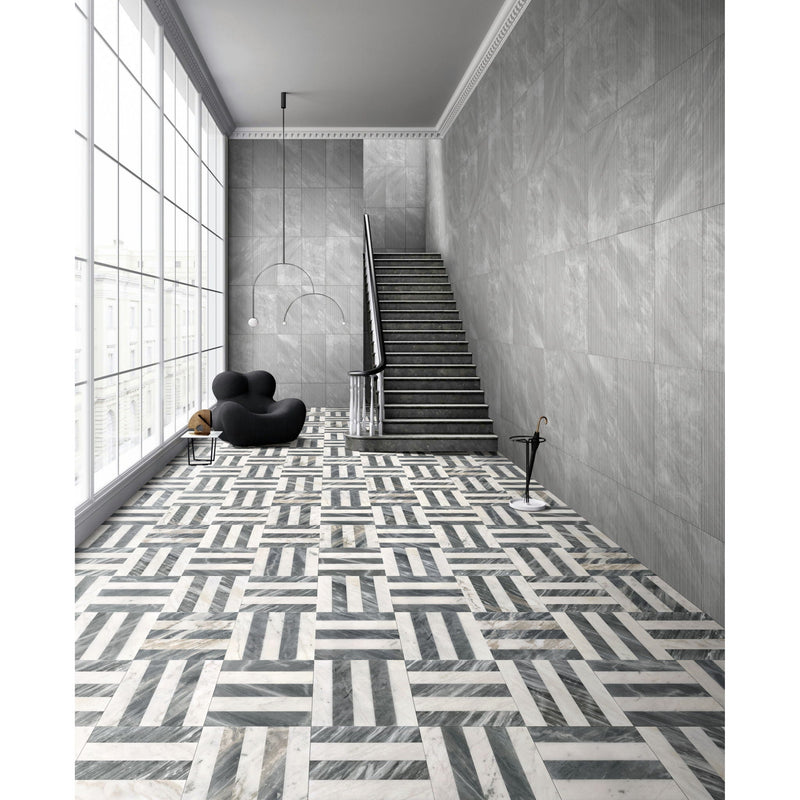 Elegant Waterjet Polished Marble Tile For Floor And Wall by HouseOfZazla