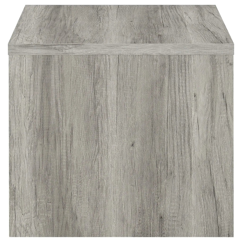 Nuberg - 2 Piece And End Table Set With Storage Drawers - Gray by HouseOfZazla