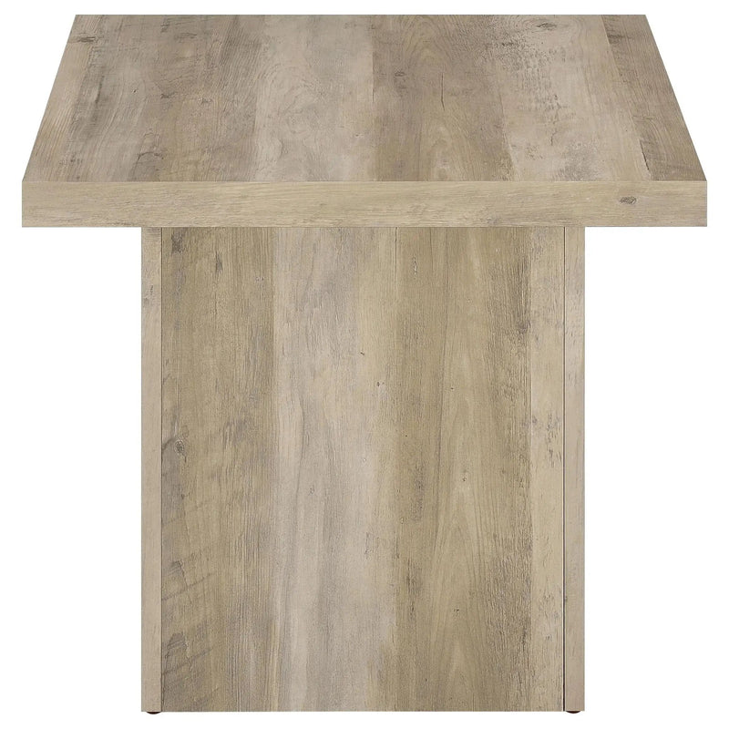 Devar 2-piece Square Coffee End Table Set Distressed Pine by Unique Piece Furniture
