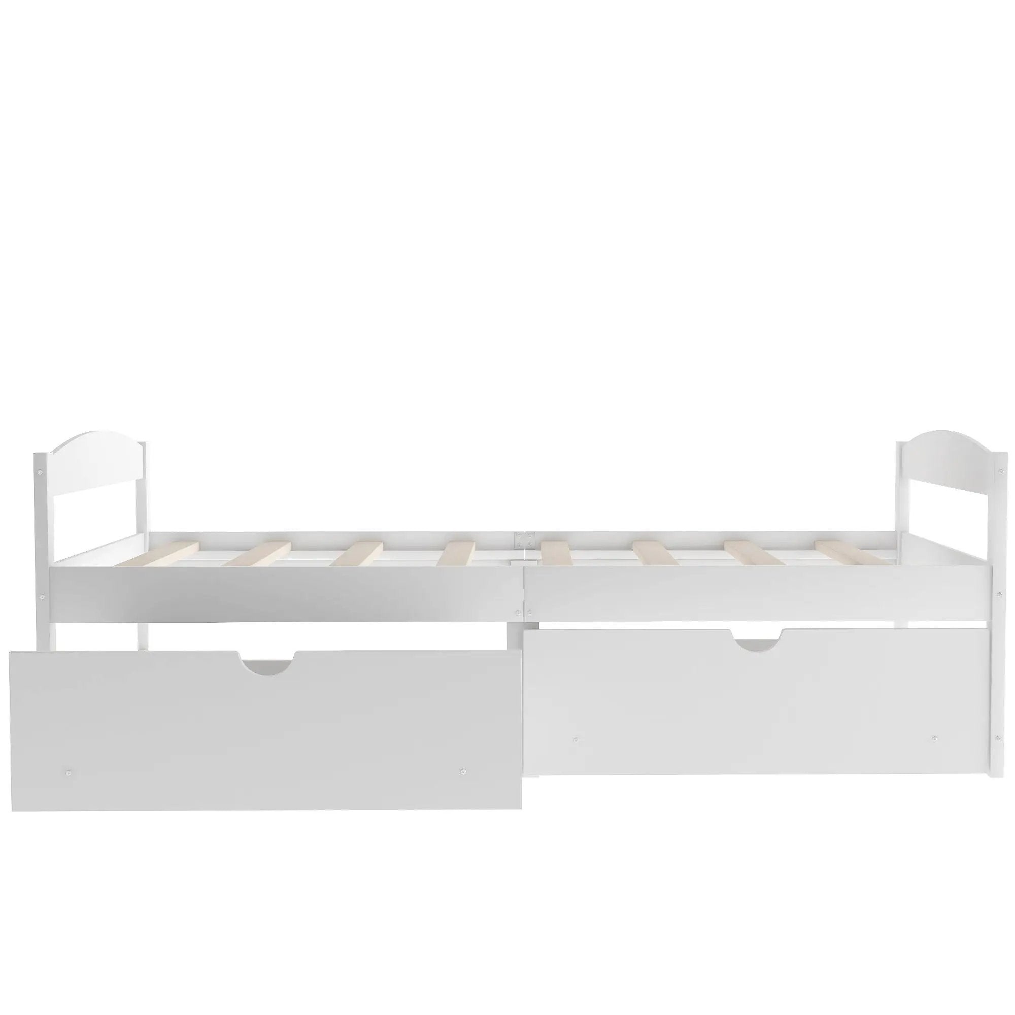 Platform Bed With 2 Drawers