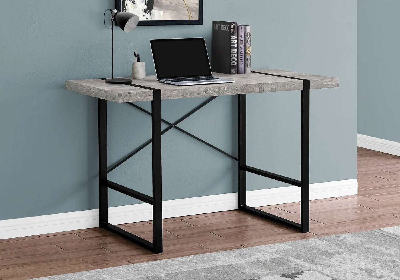 Computer Desk For Home Office, Laptop, Industrial Design by HouseOfZazla
