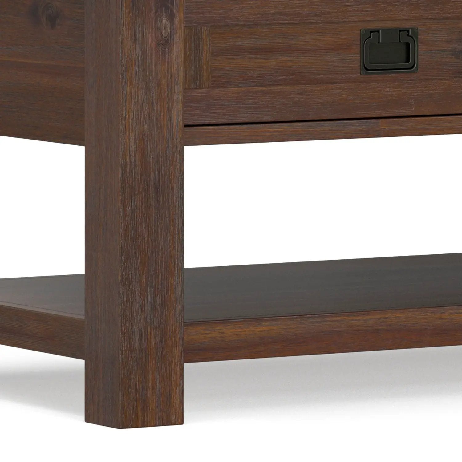 Monroe - Rectangular Coffee Table With Drawers - Brown by HouseOfZazla