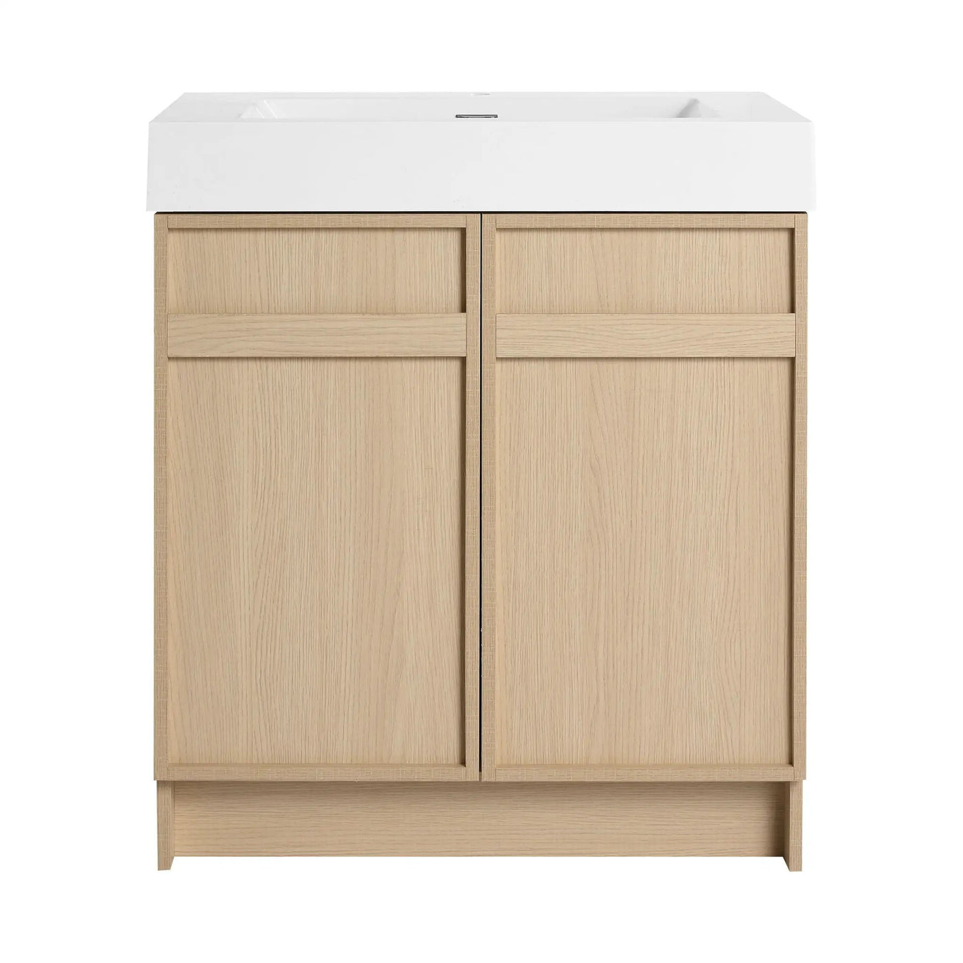 Freestanding Bathroom Vanity With Resin Sink & Soft Close Cabinet Doors by Unique Piece Furniture