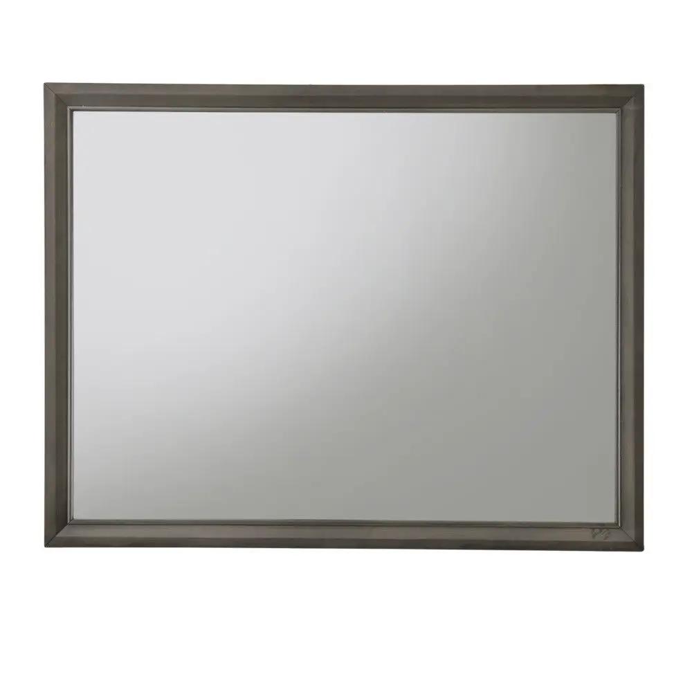 Carine II - Mirror - Gray by Unique Piece Furniture