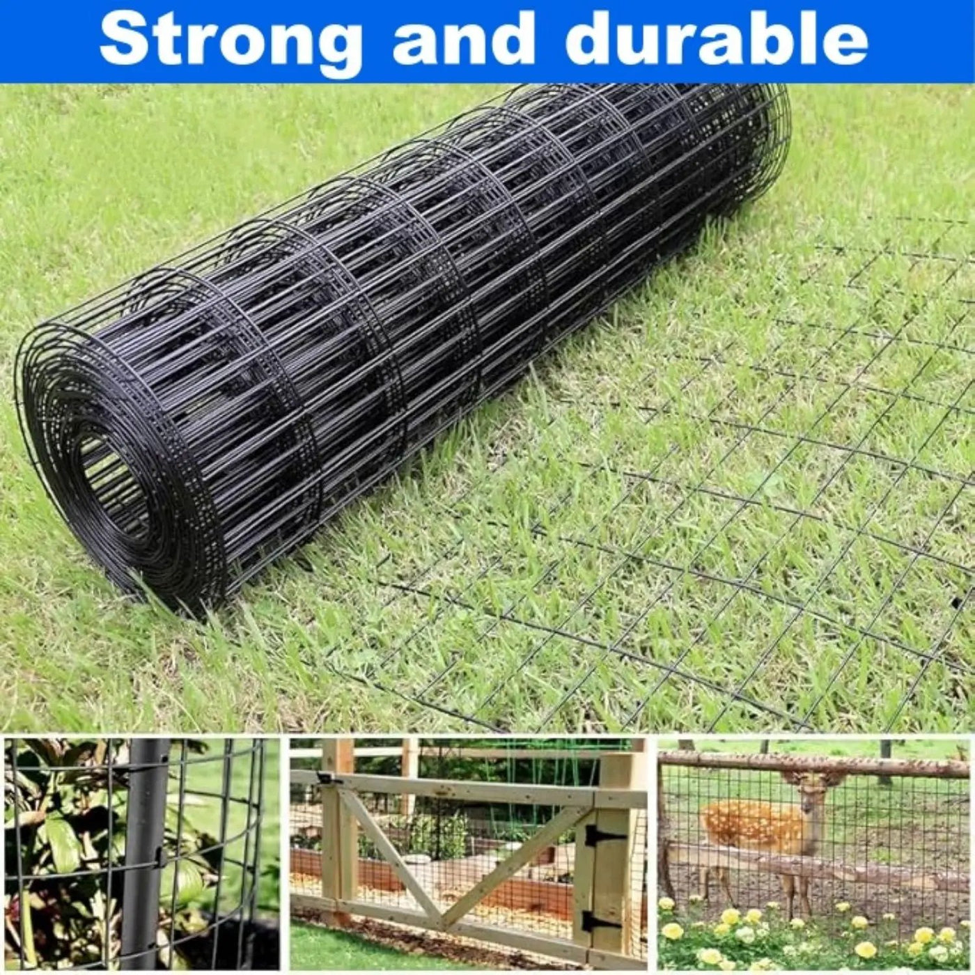Vinyl-Coated Metal Welded Wire Fence for Poultry Cage Protection by HouseOfZazla
