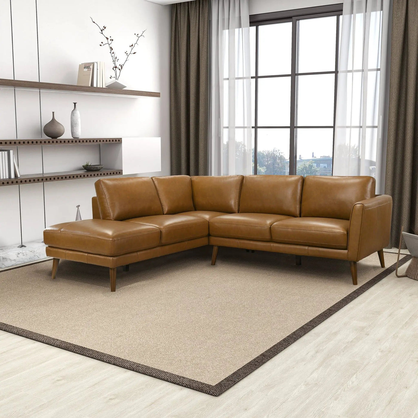 Benson - Sectional Sofa With Chaise by HouseOfZazla