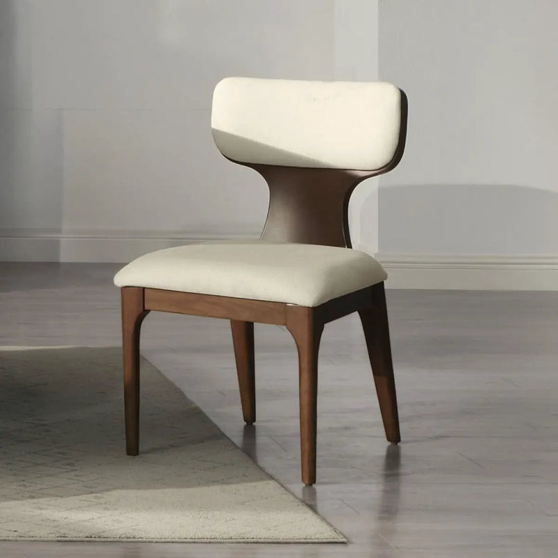 Koen - Side Chair (Set of 2) - Beige / Brown Oak by Unique Piece Furniture