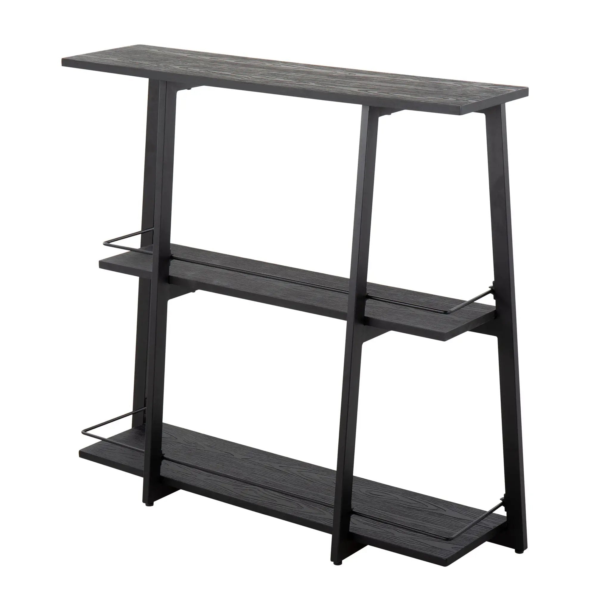 Converge - Industrial Bookcase - Black by HouseOfZazla