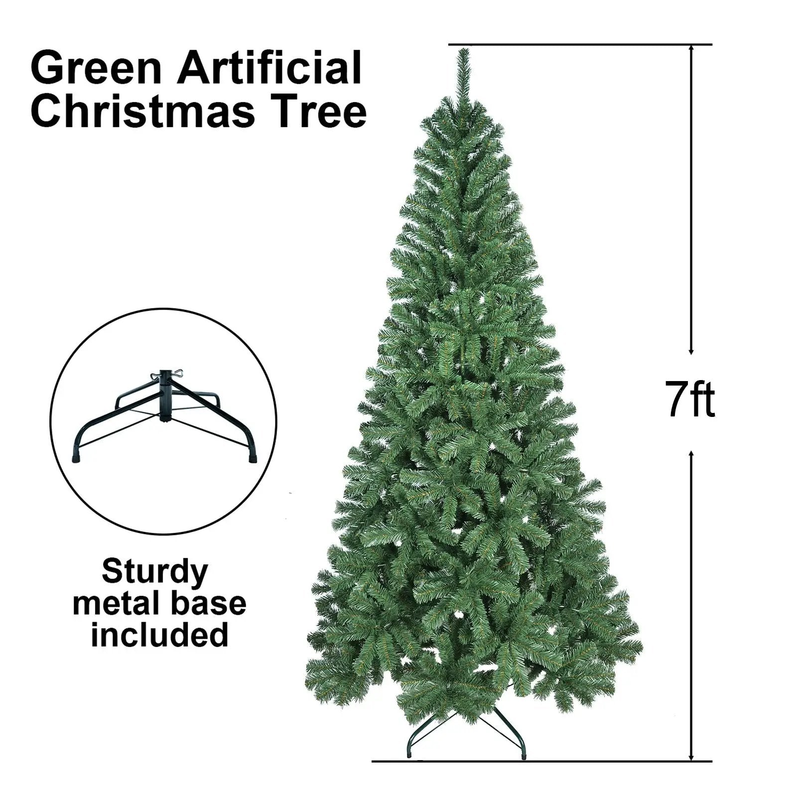 5FT Artificial Christmas Tree with 344 PVC Tips by HouseOfZazla