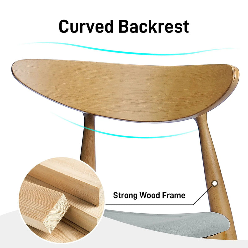 Ergonomic Back Dining Chairs (Set of 2) by HouseOfZazla