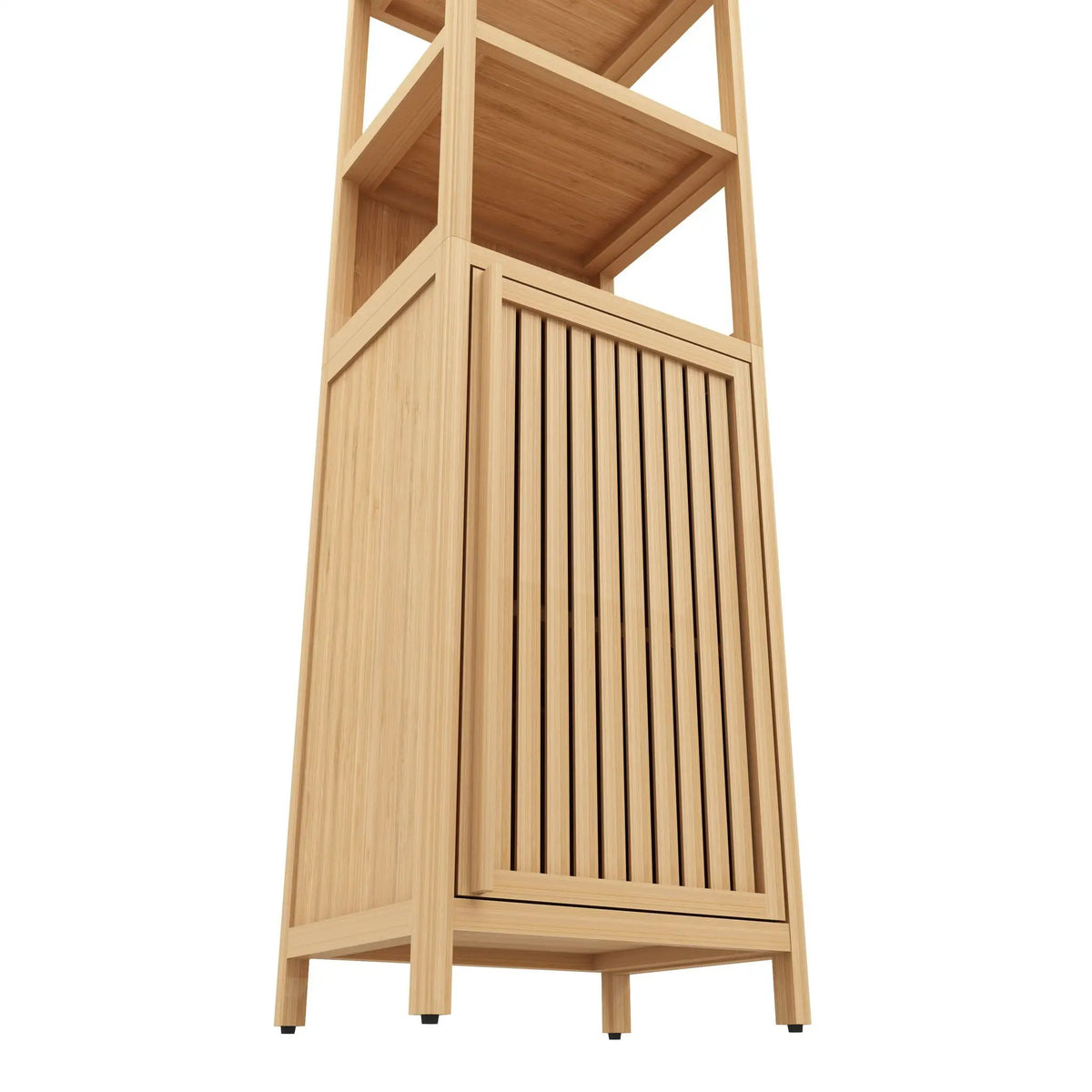 Storage Cabinet With Tall Tower, Multifunctional For Bathroom by Unique Piece Furniture
