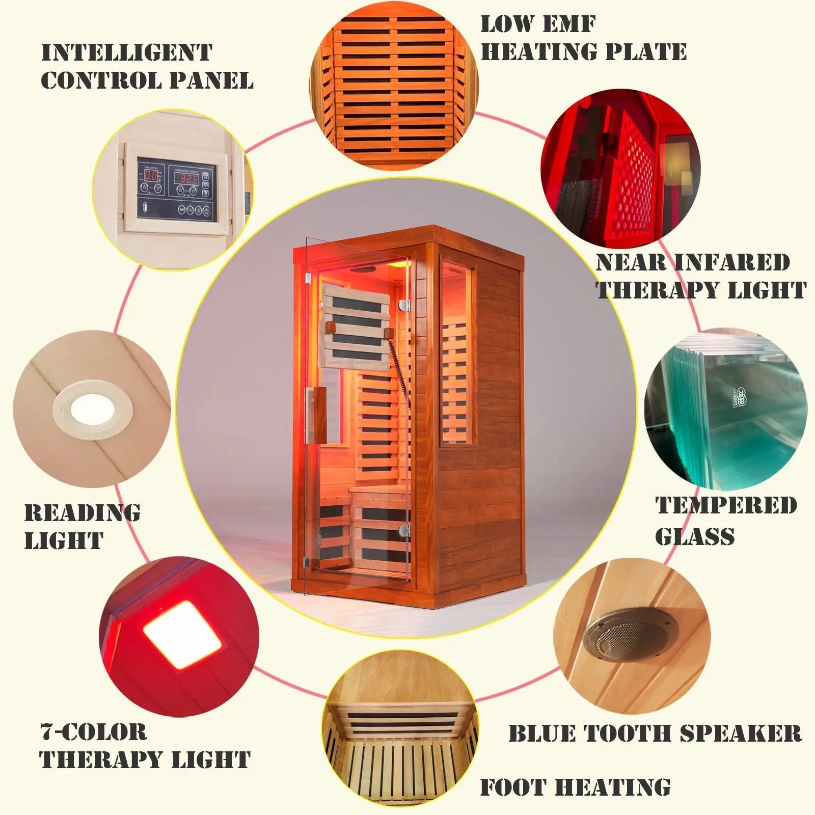 Single Person Infrared Sauna by HouseOfZazla