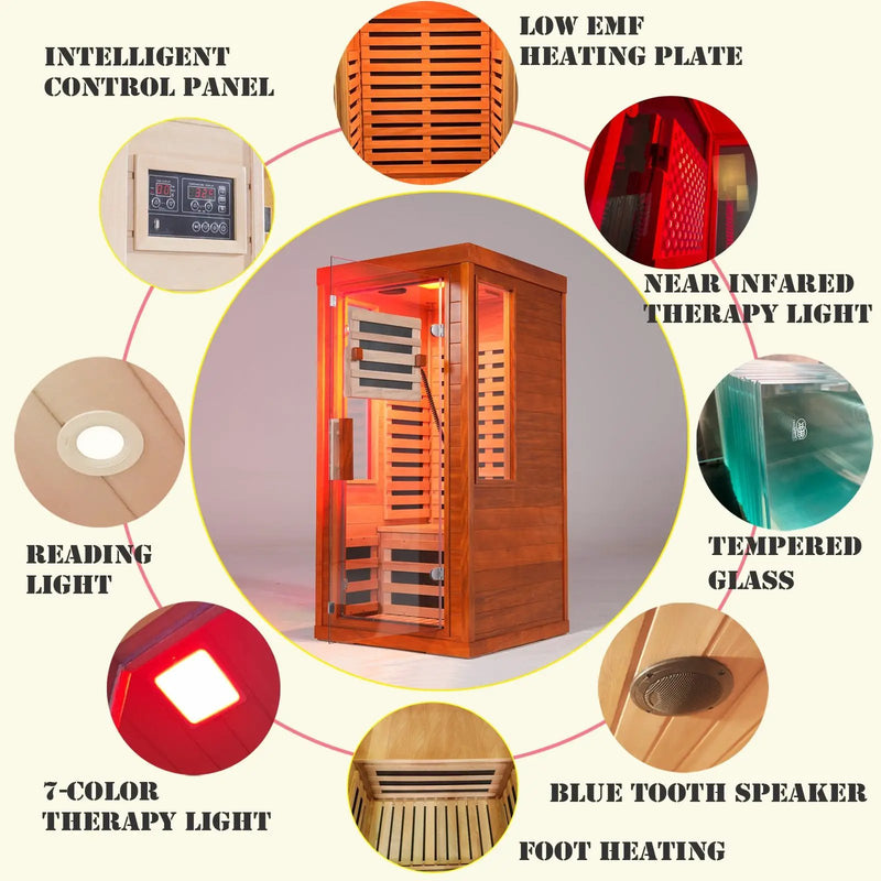 Single Person Infrared Sauna by HouseOfZazla