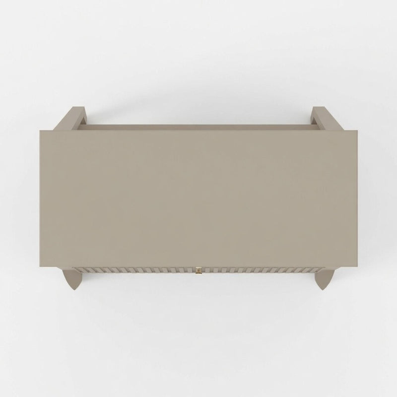 Fluted 3 Drawer Nightstand With Soft Close Slides by HouseOfZazla
