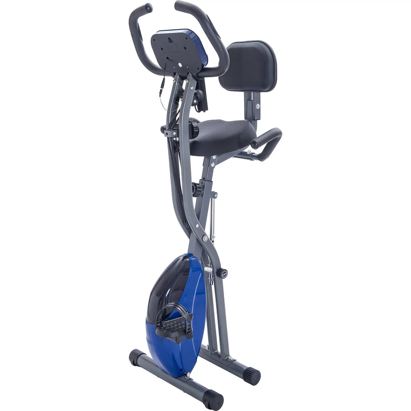 Exercise Bike Folding Stationary Bikes For Home With 16 Level Magnetic Resistance by HouseOfZazla